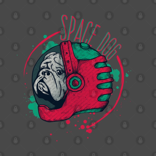 Space dog by Jess Adams