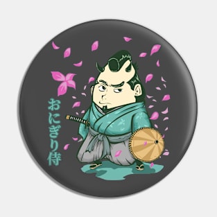 Onigiri Samurai Pin