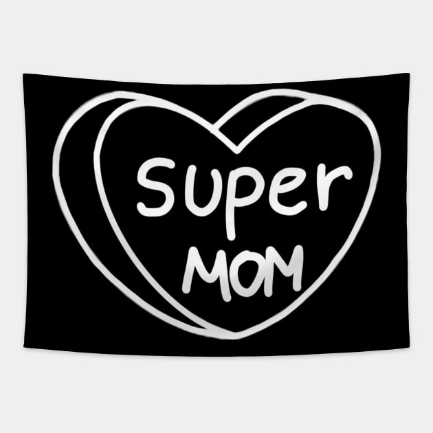 Super Mom Tapestry by ROLLIE MC SCROLLIE