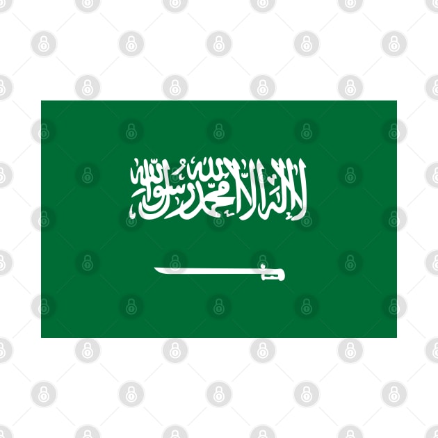 Flag of Saudi Arabia by COUNTRY FLAGS