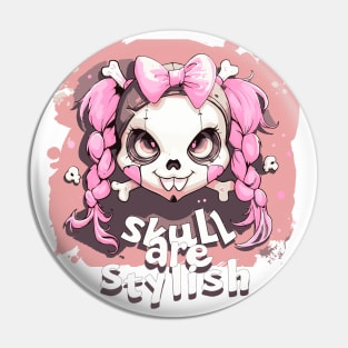 Skull Girl, Skull Fun T-Shirt 08 Pin