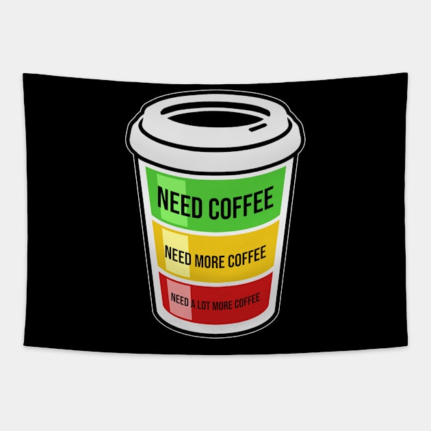 Need Coffee Tapestry by triggerleo