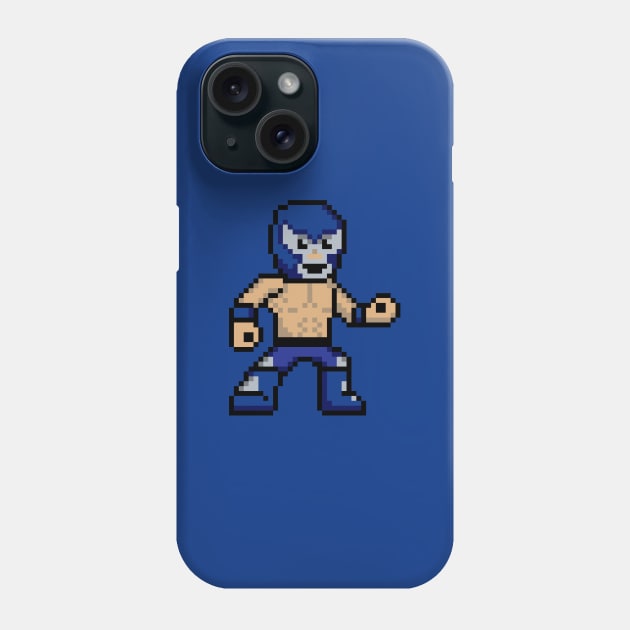 Blue Pixel Jr. Phone Case by Javier Casillas