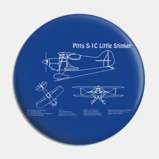 Betty Skelton Pitts S-1C Little Stinker Blueprint - ADpng Pin