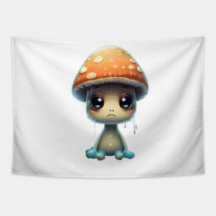 sad mushroom Tapestry