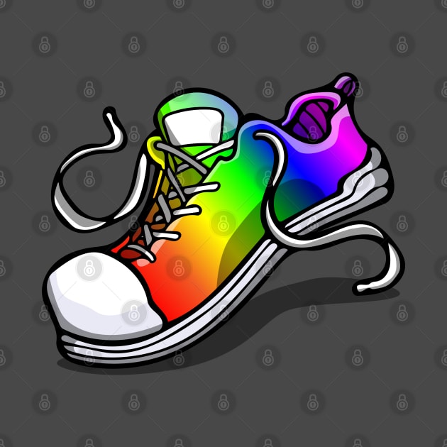 Pride Shoe *Rainbow* by deancoledesign