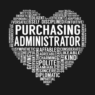Purchasing Administrator Heart T-Shirt