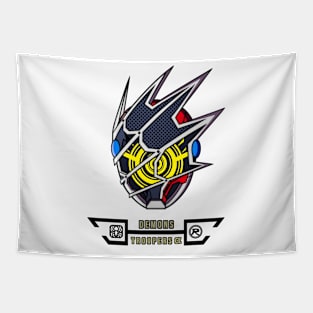 KR REVICE ( DEMONS TROOPERS ALPHA ) HELMET 2 Tapestry