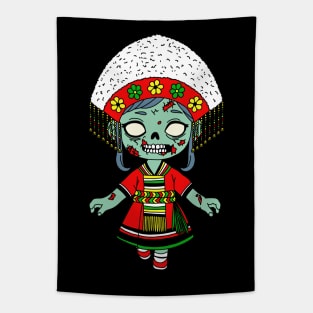Cute Taiwanese Zombie Tapestry