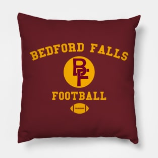 Bedford Falls Football Pillow