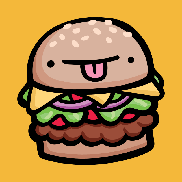 Hamburger Dude by EmcgaugheyDesigns