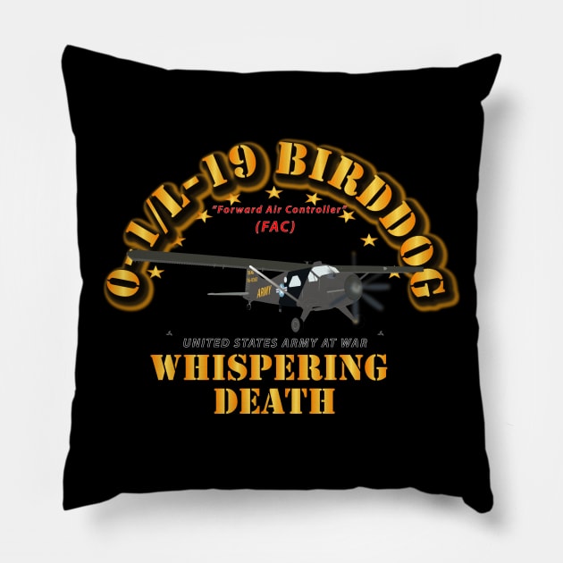 L19 Bird Dog - Whispering Death Pillow by twix123844