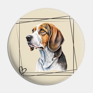 Love my Beagle Pin