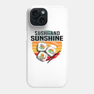 Sushi and Sunshine Retro Vintage Sunset - Cool Summer Phone Case