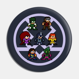 The Inhumans 8bit Pixel Art Pin