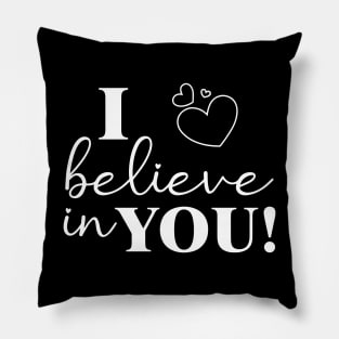 Motivational Teacher I Believe In You Teacher Testing Day Pillow