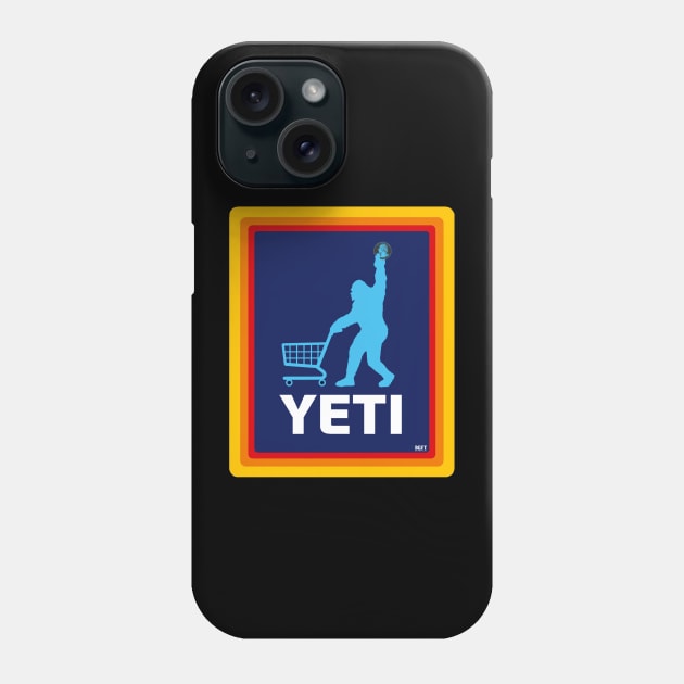 Yeti Grocery Shopping Phone Case by JohnnyBoyOutfitters