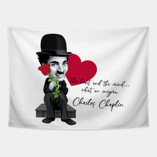 Corazón de Chaplin Tapestry