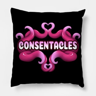 Magenta Consentacles Pillow