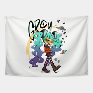 Galaxy friend Grou Tapestry