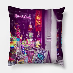 East Village, Manhattan, NYC Pillow