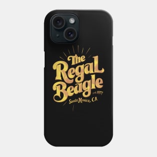 Distressed The Regal Beagle Santa Monica, Ca Phone Case