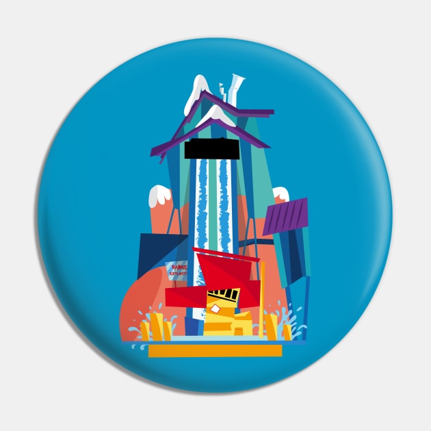 Dudley Do Right's Ripsaw Falls Pin by UniversallyDisney