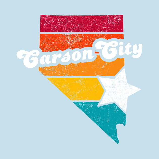 Discover Carson City Nevada Vintage Distressed Souvenir - Carson City Nevada - T-Shirt