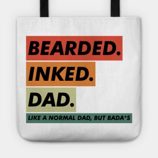 Bearded Inked Dad Tote