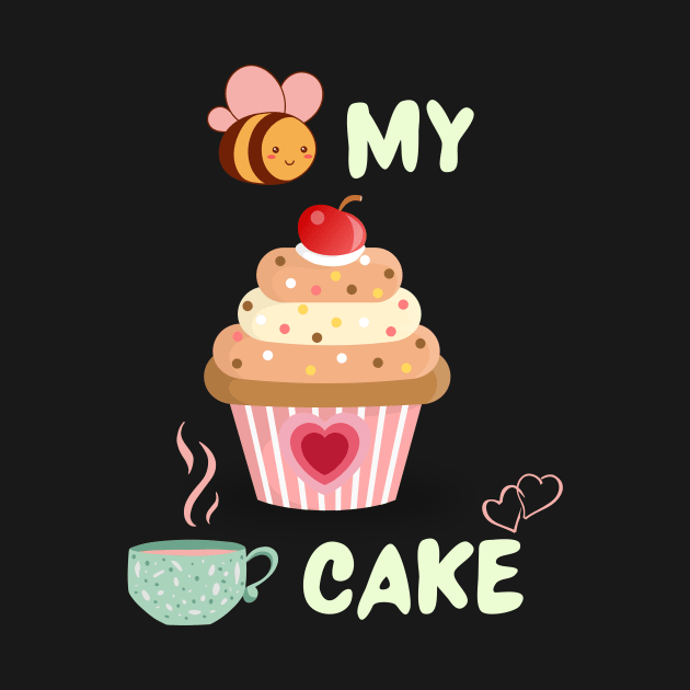 Cupcake lovers Valentine Unisex T shirt by Savi L'amour