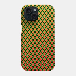 Fiery Diamond Scale Inspired Pattern Phone Case