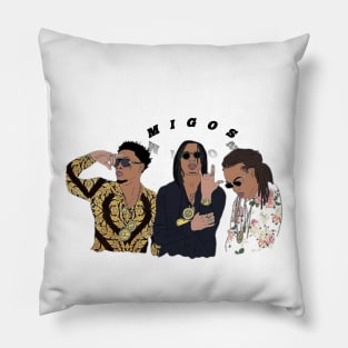 Migos rab Pillow