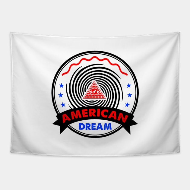 American Dream - Hypnosis Gift for Immigrant Tapestry by ThePowerElite