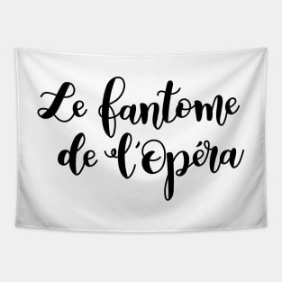 The Phantom of the Opera lettering Tapestry