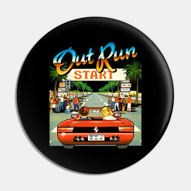 Mod.1 Arcade Out Run OutRun Video Game Pin by parashop