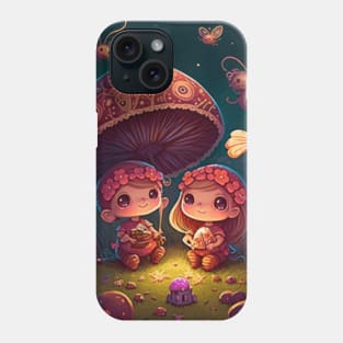 Elves in the magic forest Phone Case