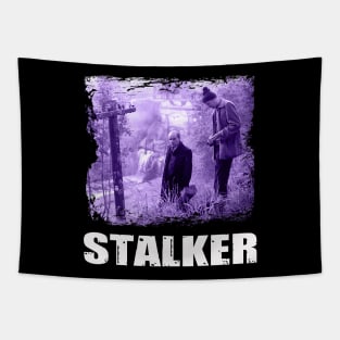 STALKERs Silhouette Mystical Threads from Tarkovsky's Cinematic Masterpiece Grace Your Tee Tapestry