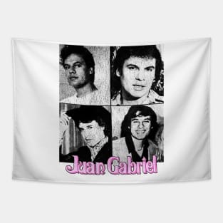 Juan Gabriel Young Photo Grid Tapestry