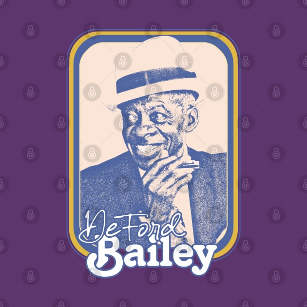 DeFord Bailey // Retro Style Country Artist Fan Design by DankFutura