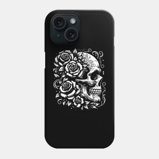 gothic skull Phone Case