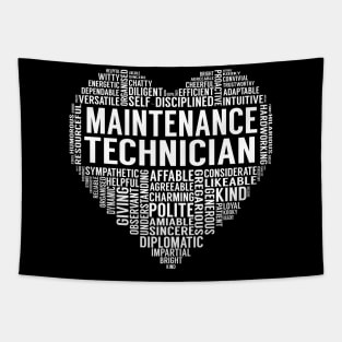 Maintenance Technician Heart Tapestry