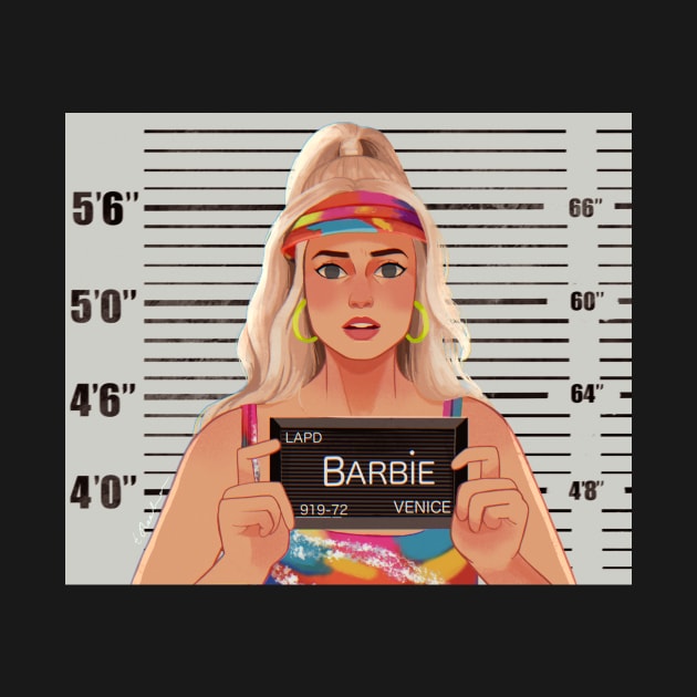 Arrested Barbie by curiousquirrel