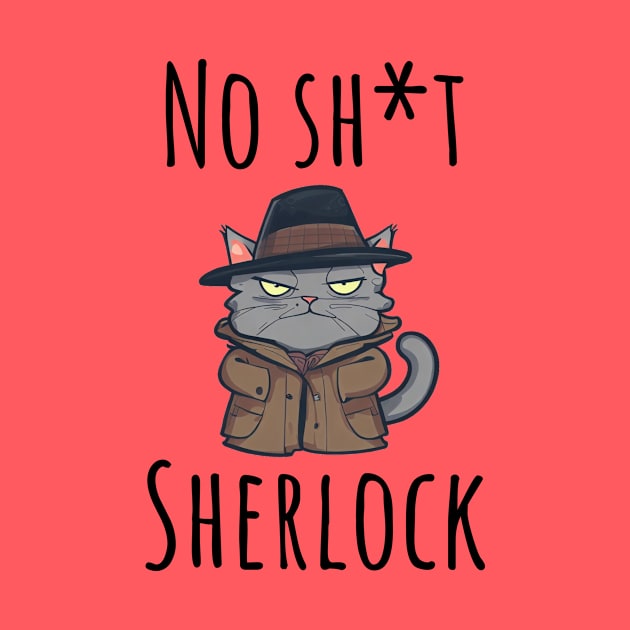 GenX: No Sh*t Sherlock Cat by 1965-GenX-1980