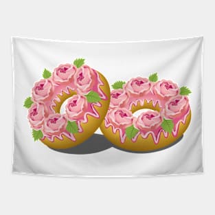 Peony Donuts Tapestry