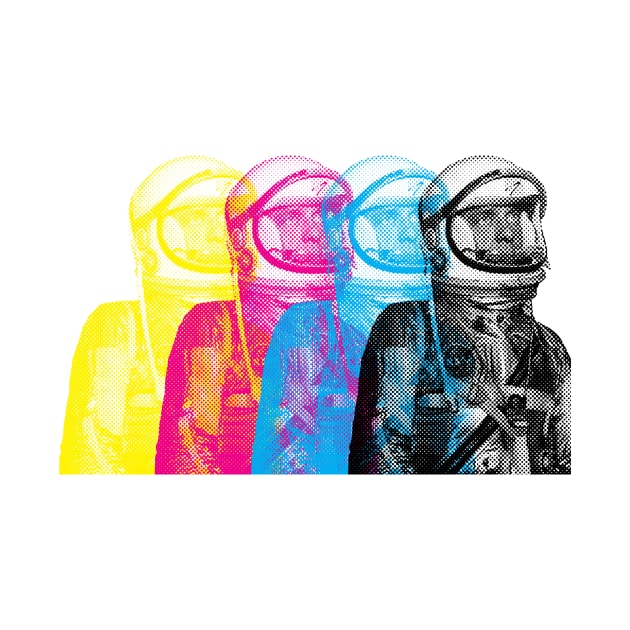 Astronaut Offset by Wright Art