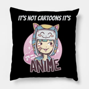 its not cartoons its anime Pillow