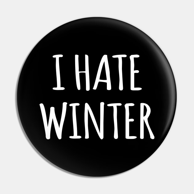 I hate winter Pin by martinroj