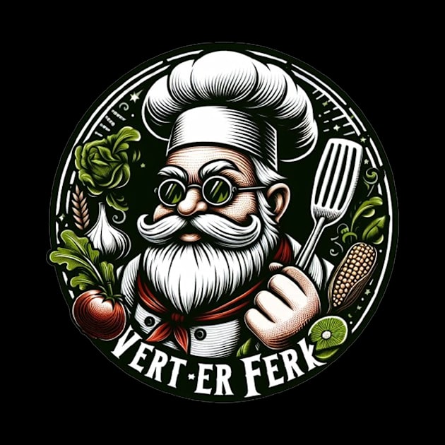 Vert Der Ferk Chef Wearing glasses by  El-Aal