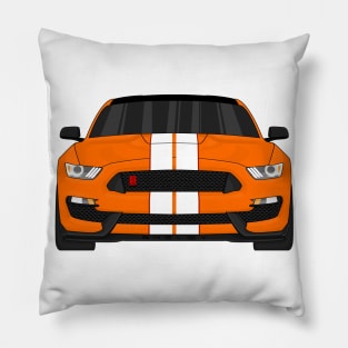 GT350R TWISTER ORANGE Pillow