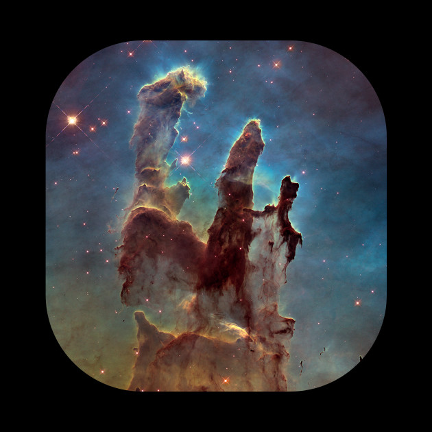 Nebula Galaxy - Pillars of Creation Astronomy - Galaxy - Phone Case